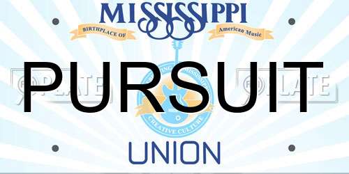 PURSUIT Mississippi License Plate