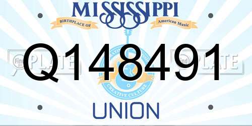 Q148491 Mississippi License Plate