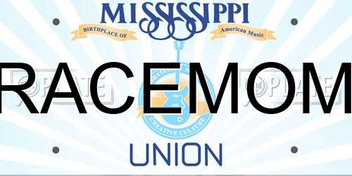 RACEMOM Mississippi License Plate