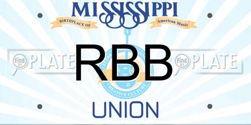 RBB Mississippi License Plate