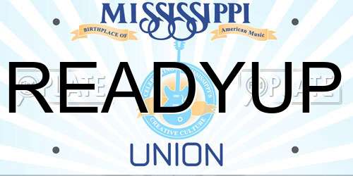 READYUP Mississippi License Plate