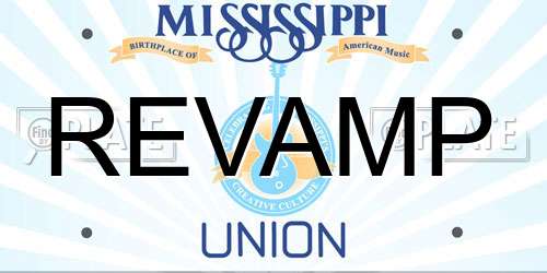 REVAMP Mississippi License Plate