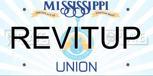 REVITUP Mississippi License Plate