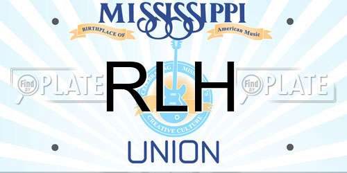 RLH Mississippi License Plate