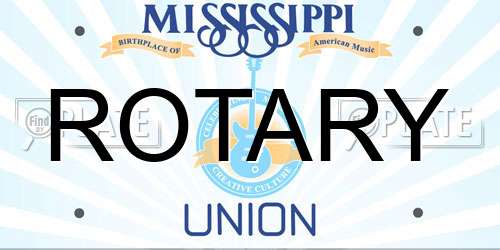 ROTARY Mississippi License Plate
