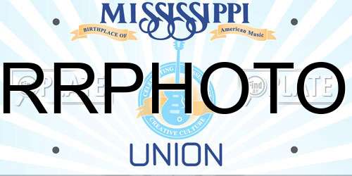 RRPHOTO Mississippi License Plate