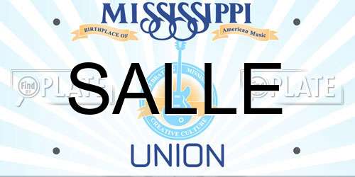 SALLE Mississippi License Plate