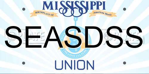 SEASDSS Mississippi License Plate