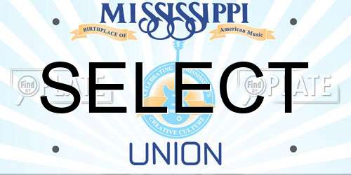 SELECT Mississippi License Plate