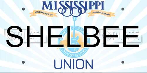 SHELBEE Mississippi License Plate