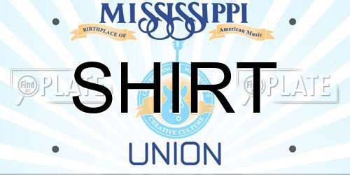 SHIRT Mississippi License Plate