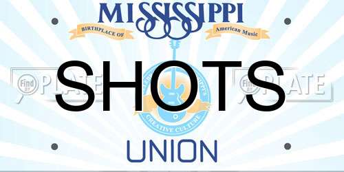SHOTS Mississippi License Plate
