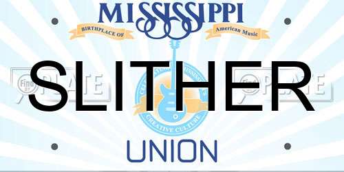SLITHER Mississippi License Plate