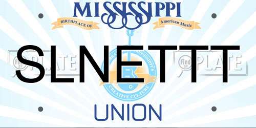 SLNETTT Mississippi License Plate