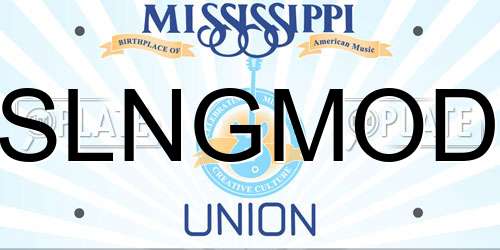 SLNGMOD Mississippi License Plate