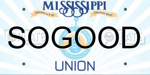 SOGOOD Mississippi License Plate