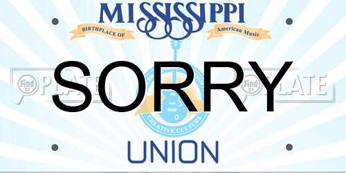 SORRY Mississippi License Plate