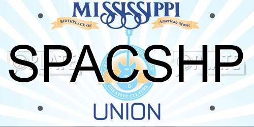 SPACSHP Mississippi License Plate