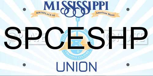 SPCESHP Mississippi License Plate