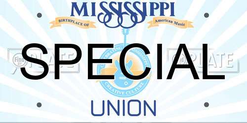 SPECIAL Mississippi License Plate