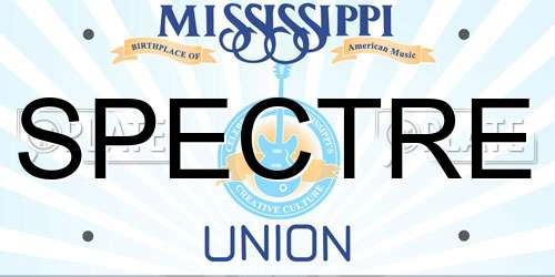SPECTRE Mississippi License Plate