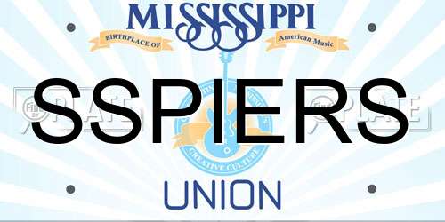SSPIERS Mississippi License Plate