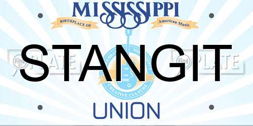 STANGIT Mississippi License Plate
