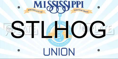 STLHOG Mississippi License Plate