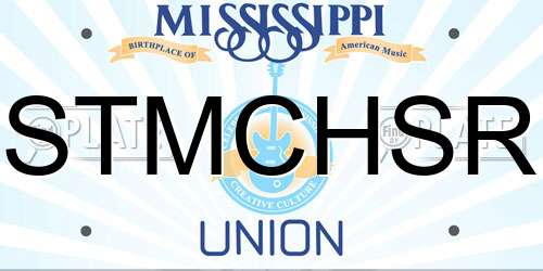 STMCHSR Mississippi License Plate
