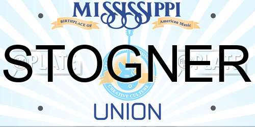 STOGNER Mississippi License Plate