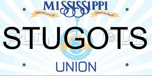 STUGOTS Mississippi License Plate