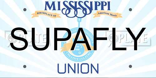 SUPAFLY Mississippi License Plate