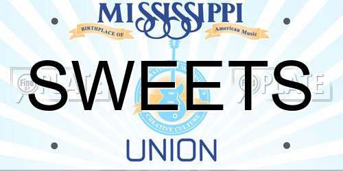 SWEETS Mississippi License Plate