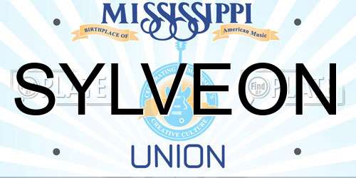 SYLVEON Mississippi License Plate