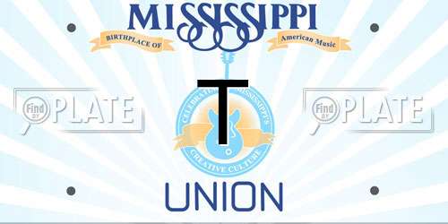 T Mississippi License Plate