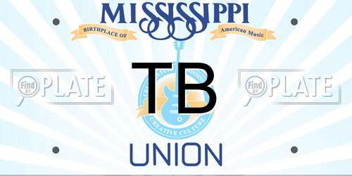 TB Mississippi License Plate