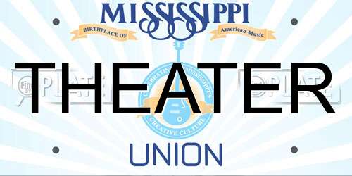 THEATER Mississippi License Plate