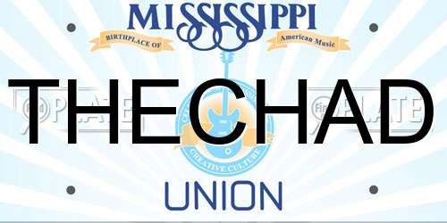 THECHAD Mississippi License Plate