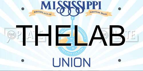 THELAB Mississippi License Plate