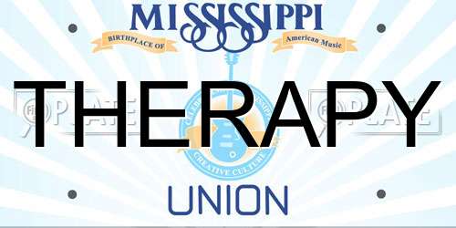 THERAPY Mississippi License Plate