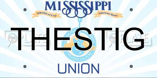 THESTIG Mississippi License Plate