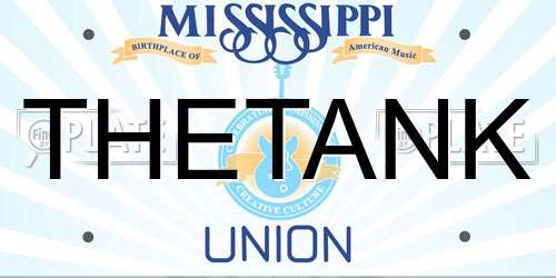 THETANK Mississippi License Plate