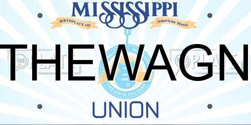 THEWAGN Mississippi License Plate