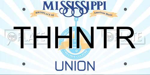 THHNTR Mississippi License Plate