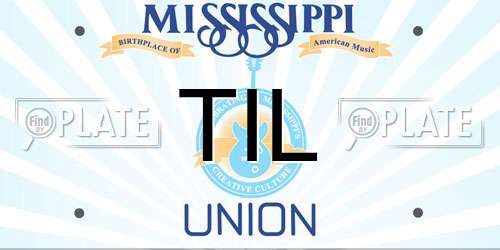 TIL Mississippi License Plate