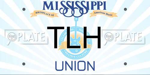 TLH Mississippi License Plate
