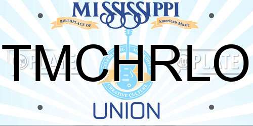 TMCHRLO Mississippi License Plate