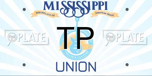 TP Mississippi License Plate