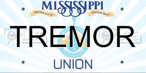 TREMOR Mississippi License Plate