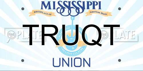 TRUQT Mississippi License Plate